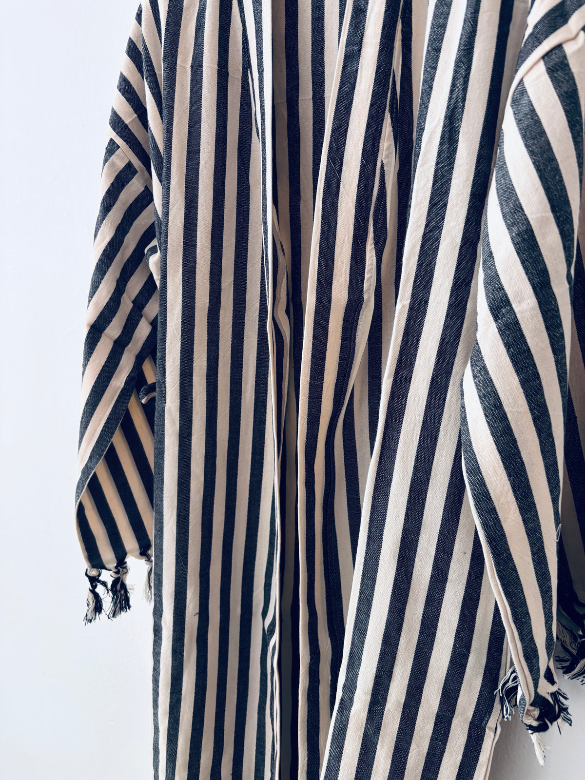 KIMONO - MEDITERANE - SCHWARZ - WEIß