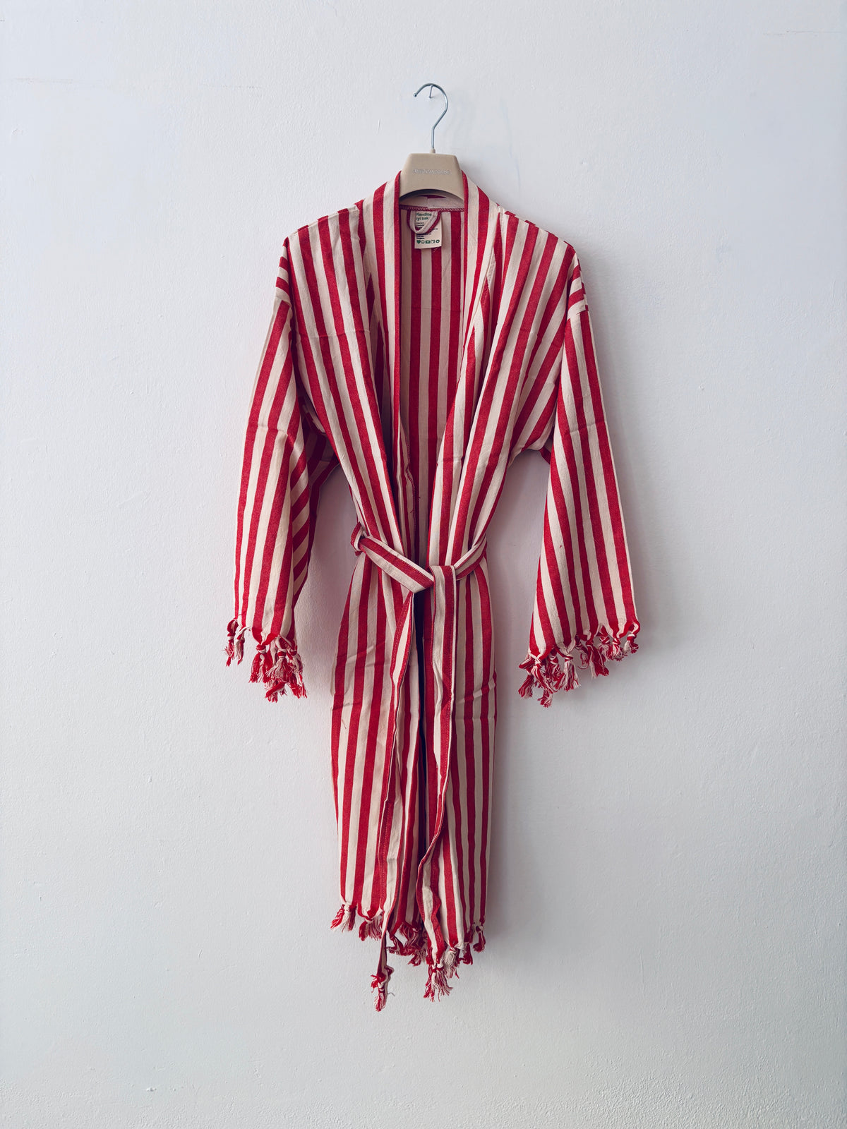 KIMONO - MEDITERANE - ROT - WEIß