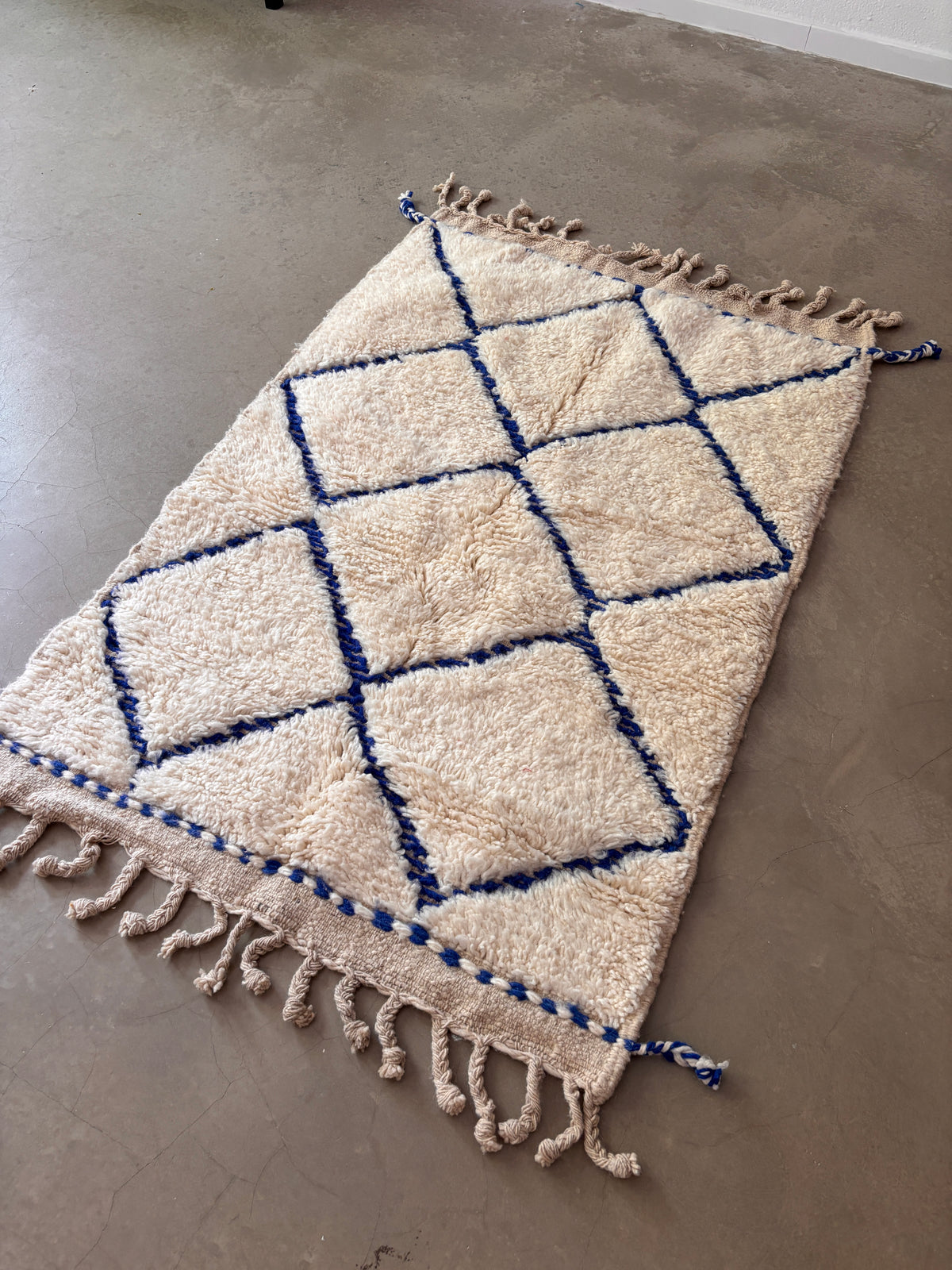 Berber Teppich - JUNAH BLUE - 1,00 x 1,50