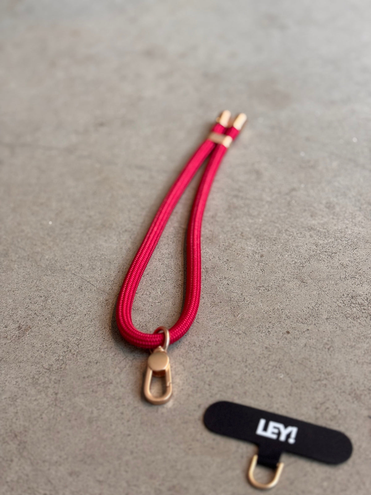 LEY! Schlüsselanhänger - Rot