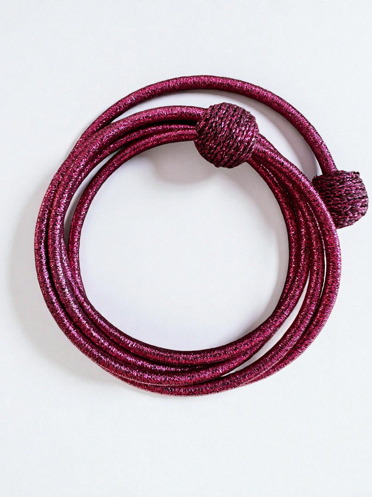 Armreif - Spirale - pink schimmernd
