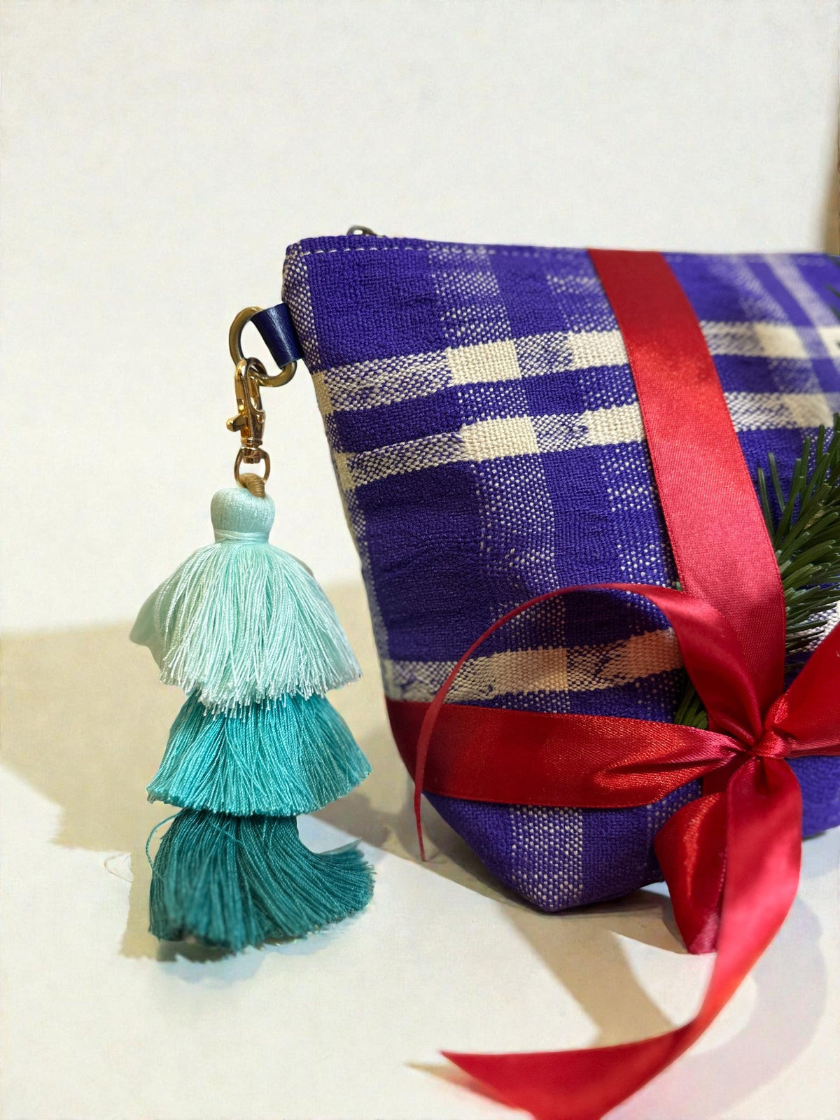 Schlüsselanhänger mit Quaste