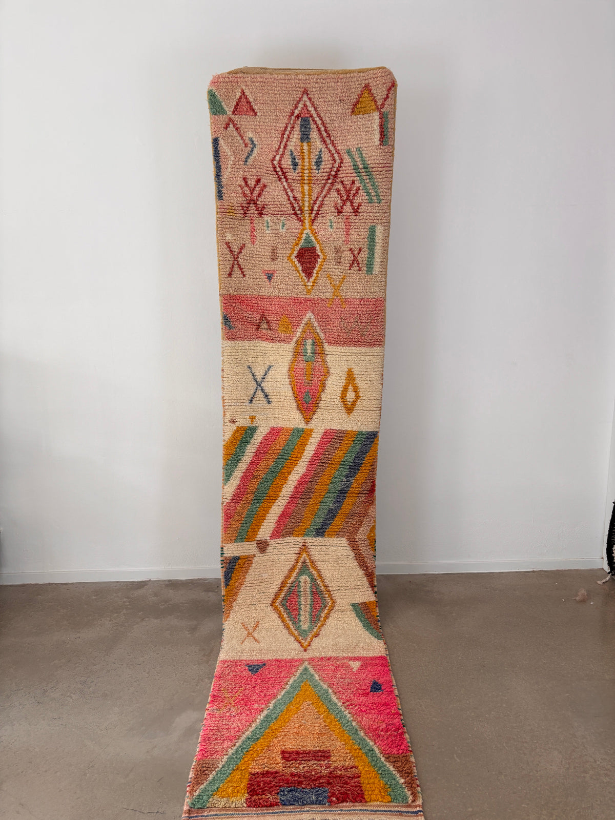 Berber Teppich - Läufer - Fredi - 0,75 x 3,50 m