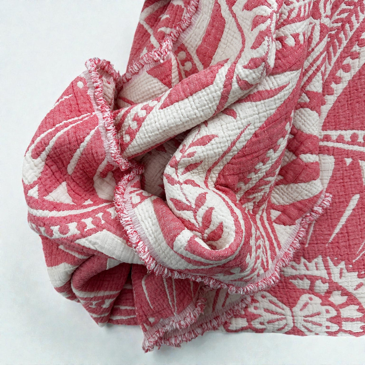 CALMA Musselin Decke - GRANATAPFEL - 2,15 x 2,30 m