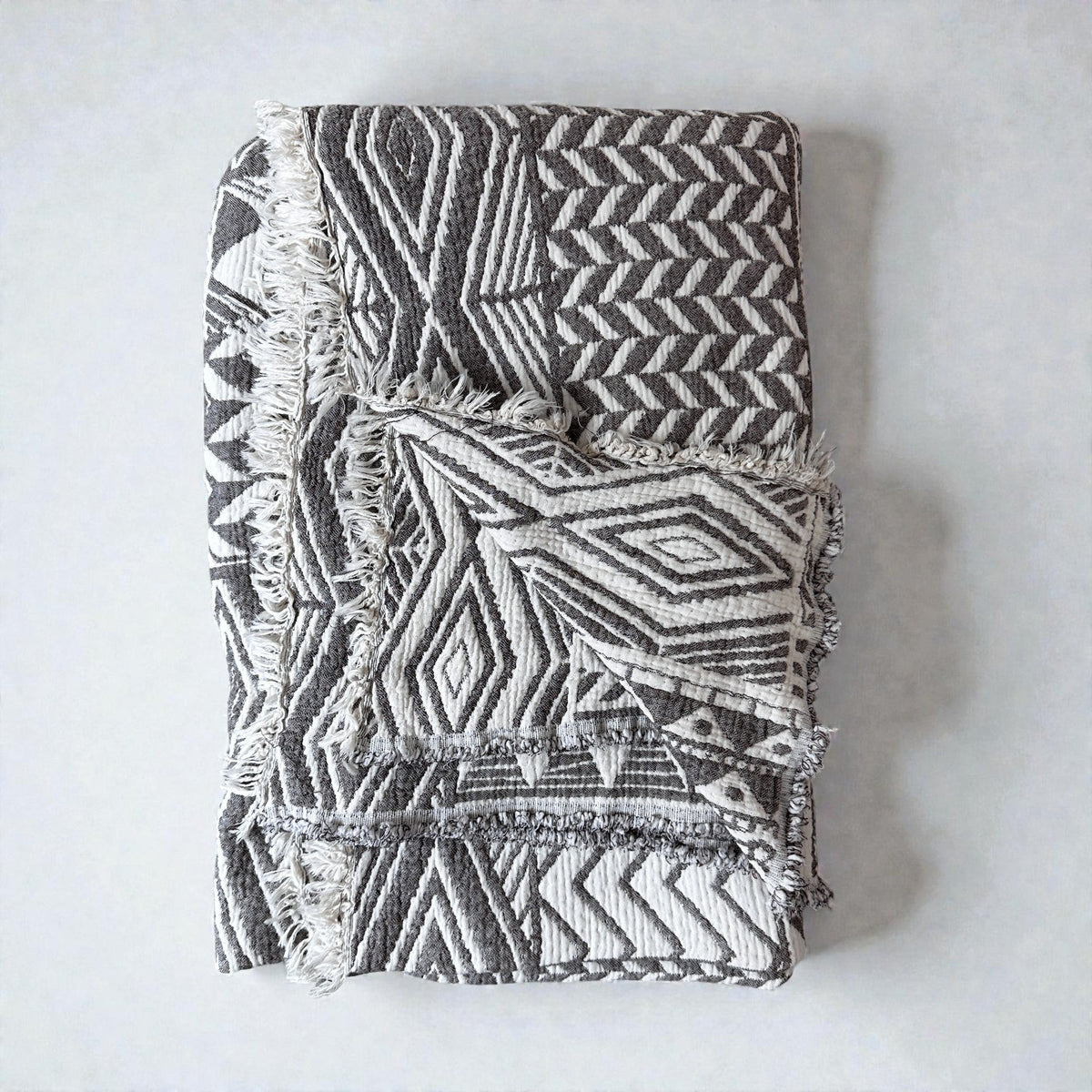 CALMA Musselin Decke - HENNA CLAY - 1,50 x 2,40 m