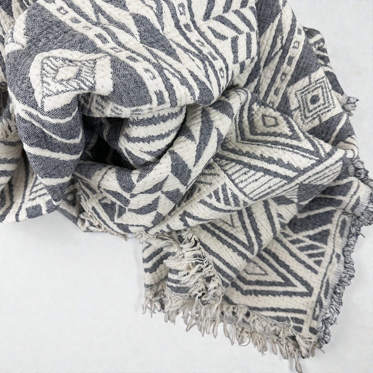 CALMA Musselin Decke - OASENSTEIN - 1,50 x 2,40 m