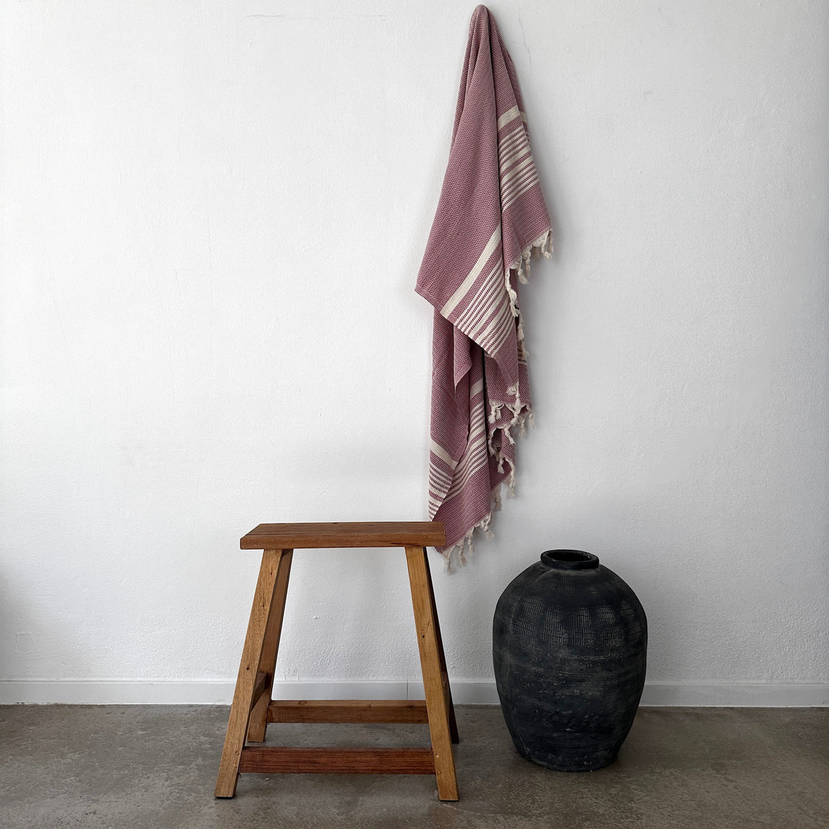 LEY! Plaid - Zickzack - Aubergine
