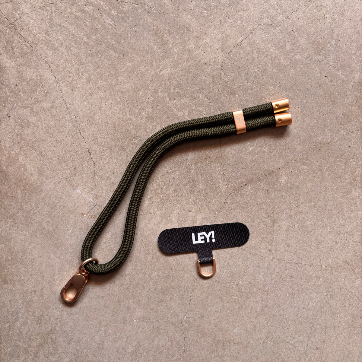 LEY! Schlüsselanhänger - Olivgrün