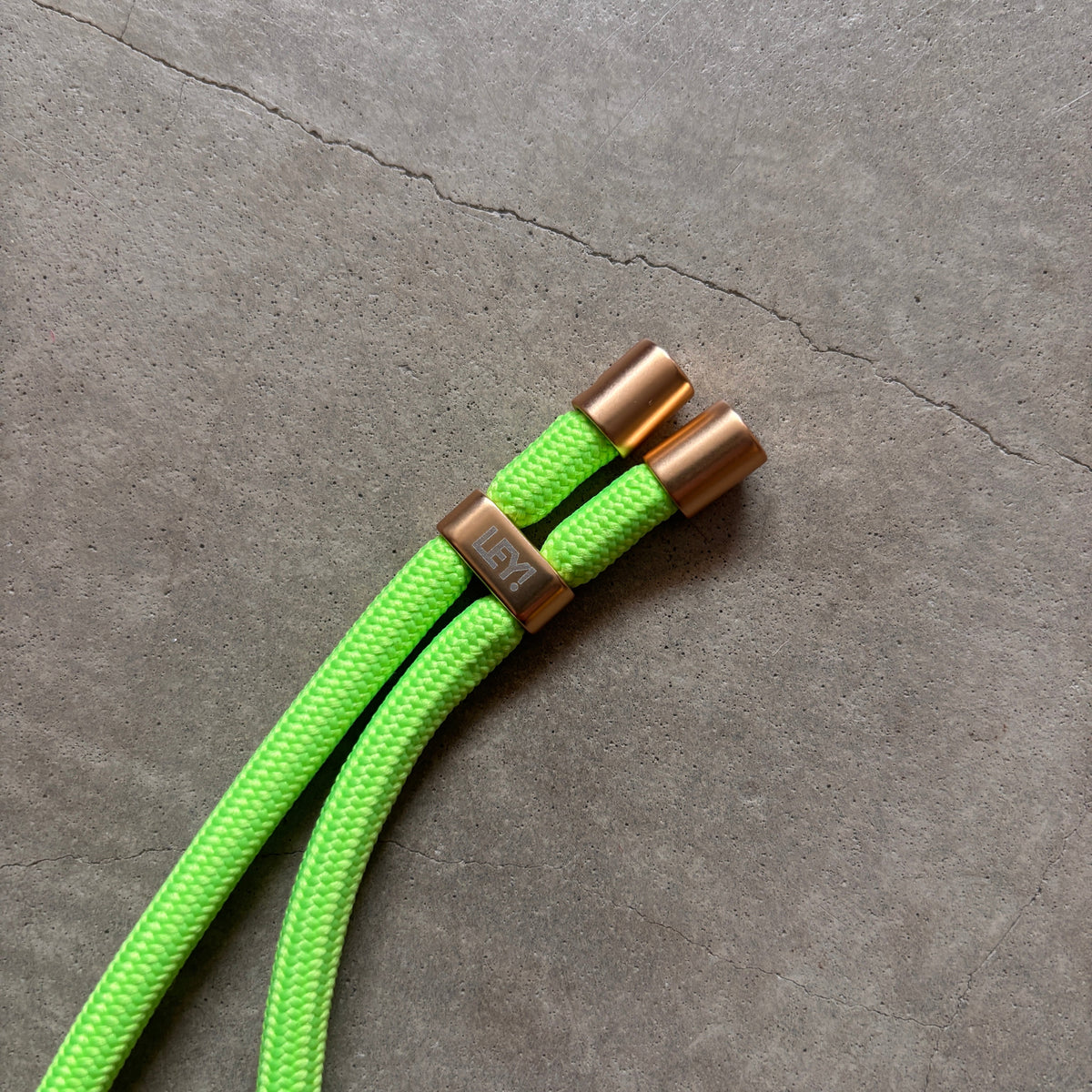 LEY! Schlüsselanhänger Neongrün