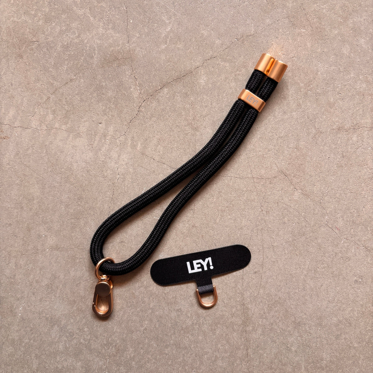 LEY! Schlüsselanhänger Schwarz