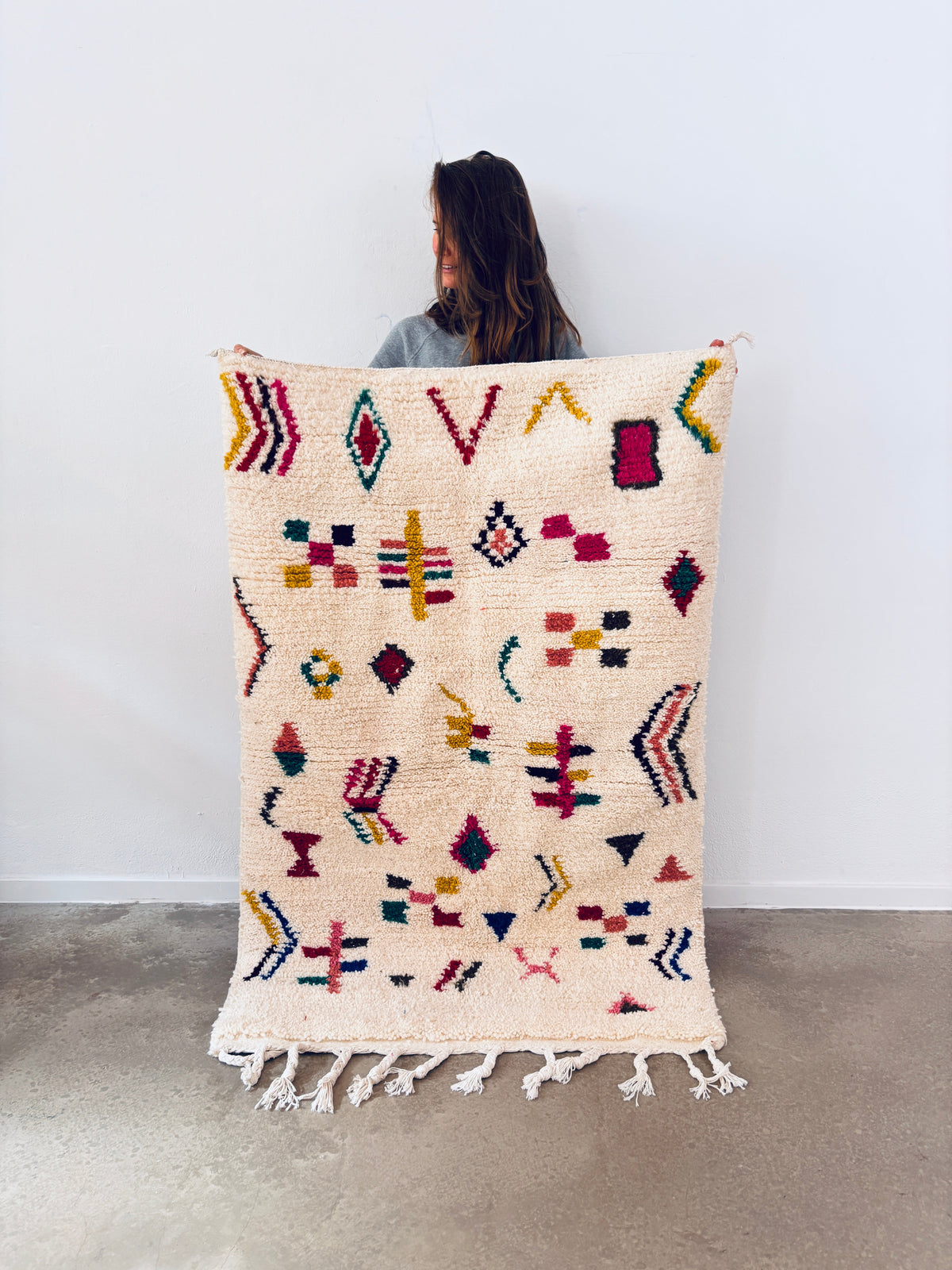 Berber Teppich - Pupui - 1,00 x 1,55