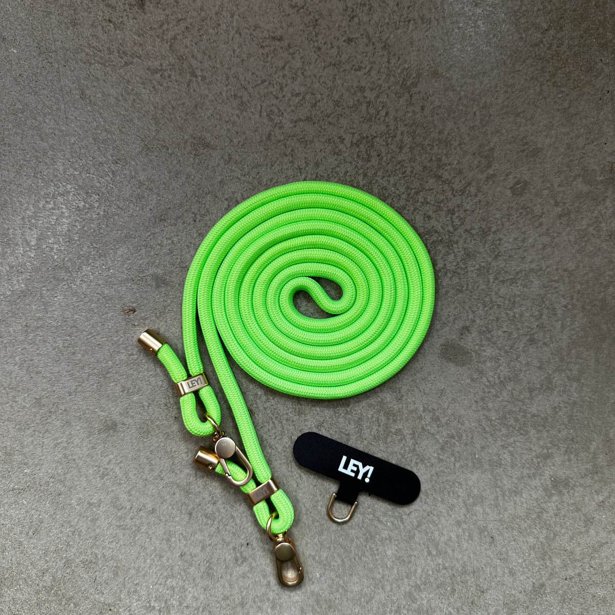 Umhängeband - Neongrün