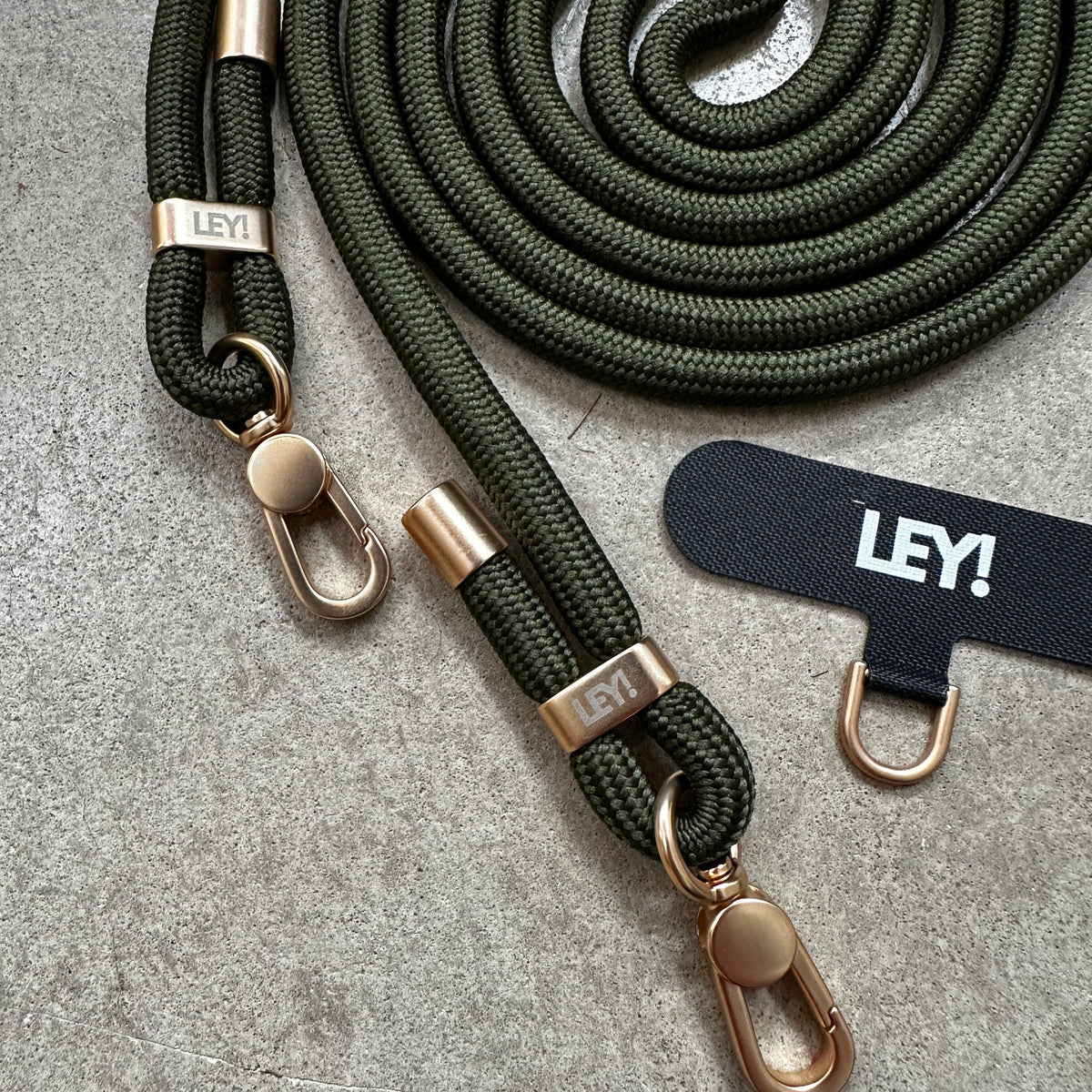 Umhängeband - Olivgrün